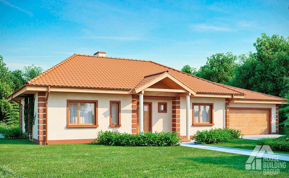 Проект дома H86. Проекты домов в Крыму