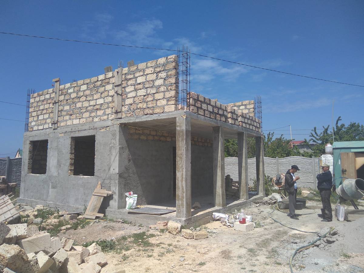 Строительство дома в Орловке